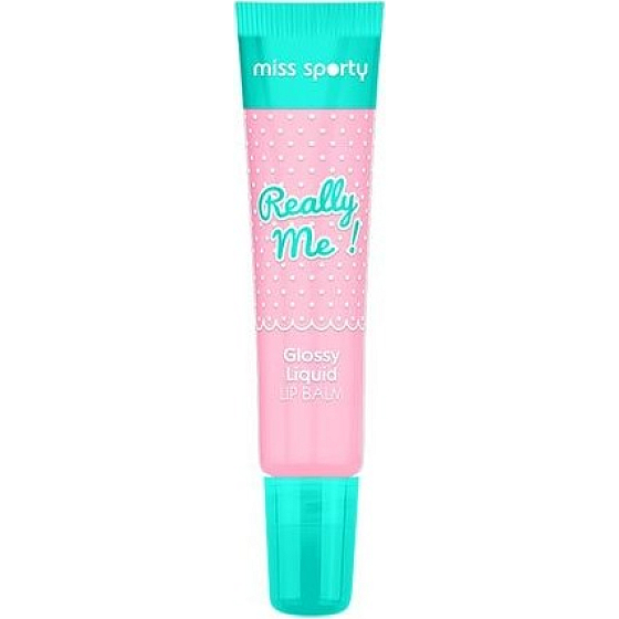 Miss Sporty Really Me! Glossy Liquid Lip Balm balzam na pery 002 Really Pink 10,5 ml