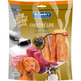 Dr. Clauders Country Line Hydina plátky sušeného mäsa pre psov 170 g
