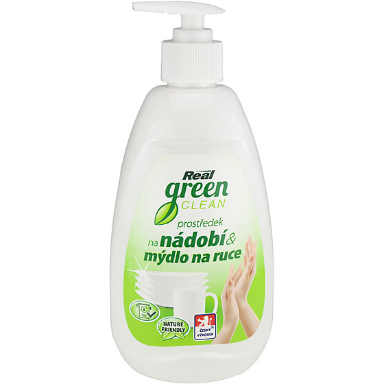 Real Green Clean prostriedok na riad & mydlo na ruky 500 g