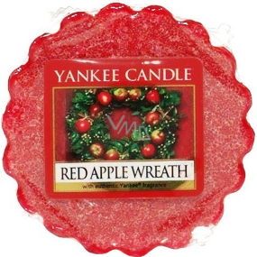 Yankee Candle Red Apple Wreath - Veniec z červených jabĺčok vonný vosk do aromalampy 22 g