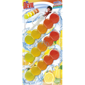 Dr. Devil Lemon Fresh bicolor 5Ball Wc záves 3 x 35 g