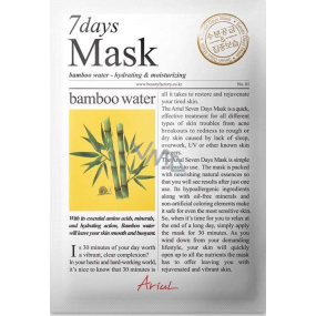 Ariul Bambusová voda hydratačné a vyživujúce textilné maska na tvár 20 g