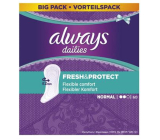 Always Dailies Fresh & Protect Normal s jemnou vôňou slipové intímne vložky 60 kusov