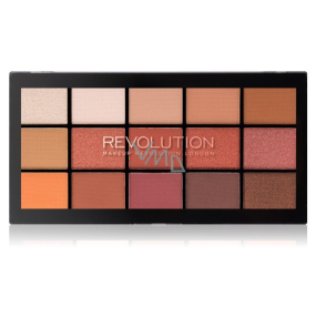 Makeup Revolution Re-Loaded paletka očných tieňov Iconic Fever 15 x 1,1 g