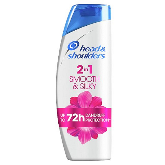Head & Shoulders Smooth & Silky šampón proti lupinám pre suché a poškodené vlasy 400 ml