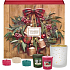 Yankee Candle Adventný kalendár Kniha čajová sviečka 12 kusov + Votiv sviečka 12 kusov + svietnik, Vianočná darčeková sada 2019