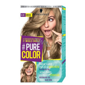 Schwarzkopf Pure Color farba na vlasy 8.0 Pravá blond 60 ml