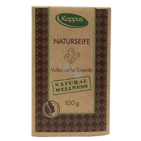 Kappus Natural Wellness Vulkanické bahno certifikovanej prírodnej mýdlo100 g