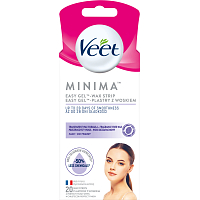 Veet Minima Easy-Gel voskové pásky na obličej, 20 ks