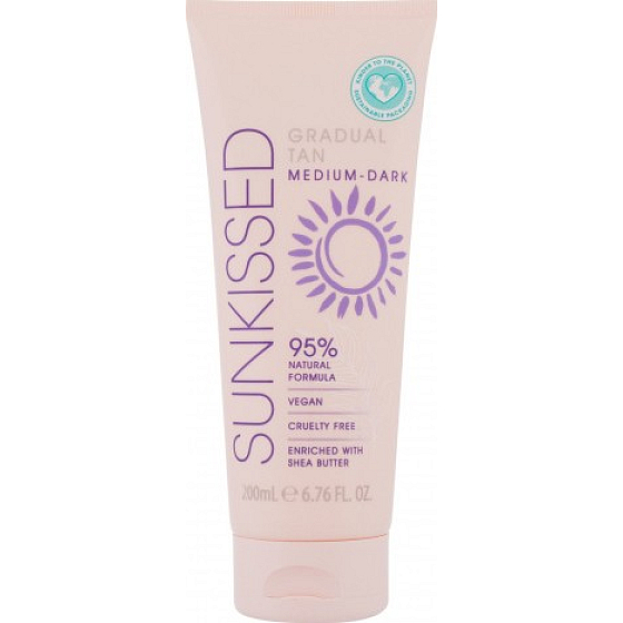 Sunkissed Gradual Tan samoopaľovacie mlieko pre postupné ľahké opálenie Medium Dark 200 ml