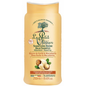Le Petit Olivier Bambucké maslo a makadamový olej obnovujúci šampón na suché vlasy 250 ml