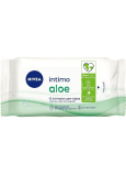Nivea Intimo Aloe obrúsky pre intímnu hygienu 15 kusov
