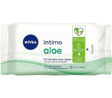 Nivea Intimo Aloe obrúsky na intímnu hygienu 15 kusov