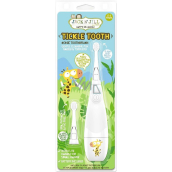 Jack N Jill BIO Tickle Tooth Mäkká sonická zubná kefka s LED svetlom pre deti od 0 do 6 rokov