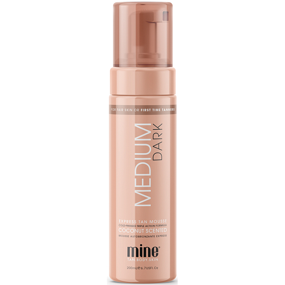 MineTan Express Tan Mousse Medium Dark Hydratačná pena pre stredne tmavé opálenie 200 ml