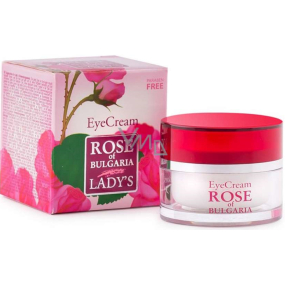 Rose of Bulgaria Očný krém s ružovou vodou 25 ml