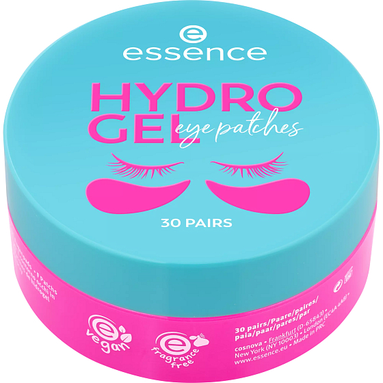 Hydrogélové náplasti na oči Essence Hydro Gel 30 párov
