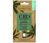 Bielenda CBD Cannabidiol hydratačná a upokojujúca maska na tvár pre suchú a citlivú pleť 8 g