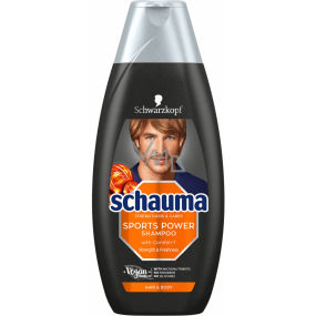 Schauma Men Sports Power šampón na vlasy a telo pre mužov 400 ml