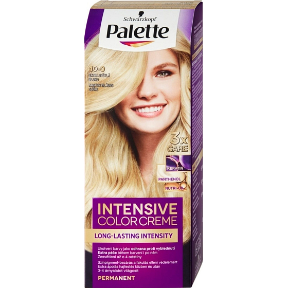 Schwarzkopf Palette Intensive Color Creme farba na vlasy 10-0 Extra Light Blonde