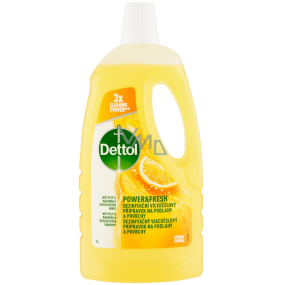 Dettol Power & Fresh Citron dezinfekčný prostriedok na podlahy a povrchy 1 l