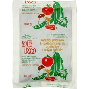 Benkor Deko prírodný nálev na uhorky a zeleninu, 100 g