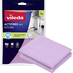 Vileda Mikro Actifibre handrička do kuchyne 27 x 30,5 cm, 1 kus
