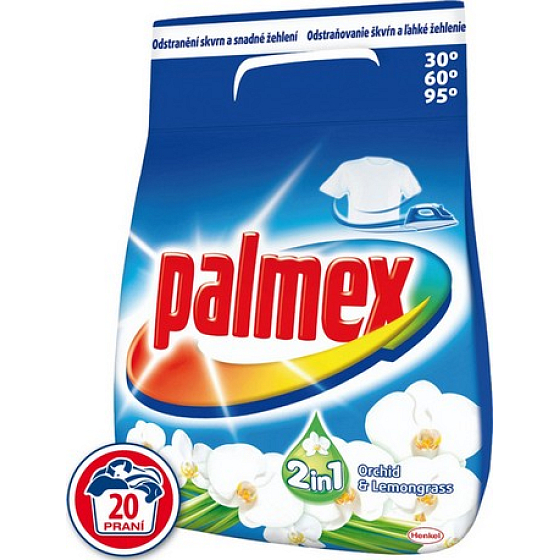 Palmex 5 Orchid & Lemongrass prášok na pranie 20 dávok 1,4 kg