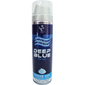 Deep Blue Sensitive Skin gél na holenie pre mužov 200 ml