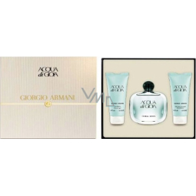 Giorgio Armani Acqua di Gioia toaletná voda pre ženy 50 ml + telové mlieko 75 ml + sprchový gél 75 ml, darčeková sada