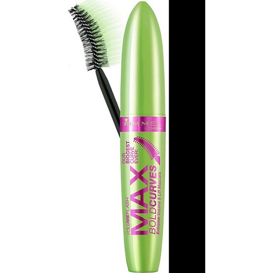 Rimmel London Volume Flash The Max Bold Curves riasenka čierna 8 ml