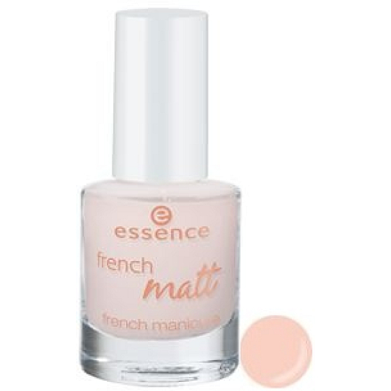 Essence French Matt lak na nechty 04 francúzska manikúra 8 ml