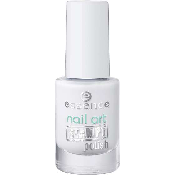 Essence Nail Art Stampa Polish lak na pečiatky 01 White 5 ml