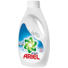 Ariel Actilift Alpine tekutý prací gél na biele prádlo 18 dávok 1,26 l
