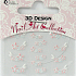 Absolute Cosmetics Nail Art 3D nálepky na nechty 24916 1 aršík