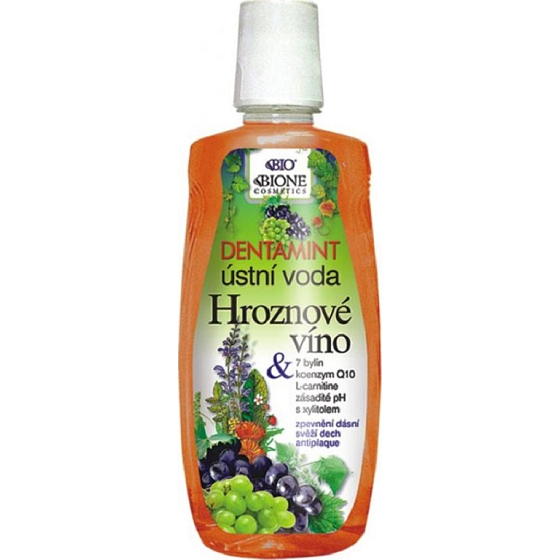 Bion Cosmetics Dentamint Hrozno ústna voda 500 ml
