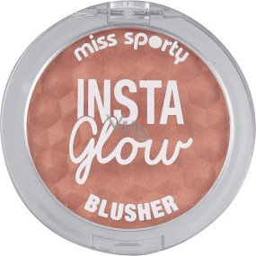 Miss Sporty Insta Glow Blusher tvárenka 005 Beaming Peach 5 g