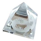 Sklenená pyramída číra, znamenie zverokruhu Býk