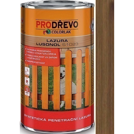 Colorlak Lazúra Lusonol S1023 syntetická penetračná lazúra Teak 0,9 l