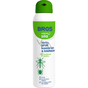Bros Zelená sila Repelent proti komárom a kliešťom sprej 90 ml