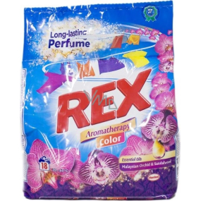 Rex Malaysan Orchid & Sandalwood Aromatherapy Color prášok na pranie farebnej bielizne 18 dávok 1,17 kg