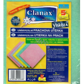 Clanax Univerzálna utierka viskóza netkaná 38 x 35 cm 5 kusov