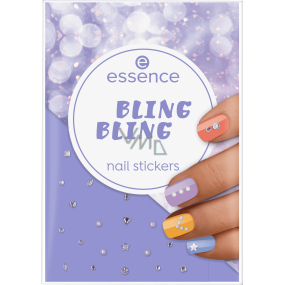 Essence Bling Bling Nail Stickers nálepky na nechty 28 kusov