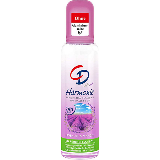 CD Harmónia telový deodorant antiperspirant sklo pre ženy 75 ml