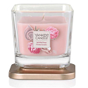 Yankee Candle Salt Mist Peony - Pivoňka s kvapkami morskej vody sójová vonná sviečka Elevation malá sklo 1 knôt 96 g