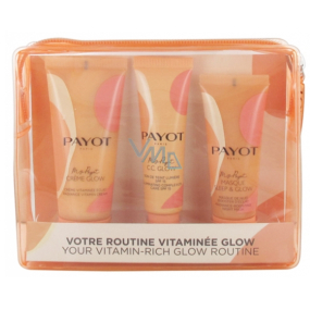 Payot My Payot Cream Glow vitamínový gel 30 ml + CC Glow prejasňujúci a zjednocujúcej starostlivosť s SPF15 20 ml + Sleep & Glow nočný maska 20 ml, Promo testovacie sada v taštičke 2021