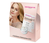 Dermacol Caviar Energy Day Cream spevňujúci denný krém 50 ml + Face Mask spevňujúca maska na tvár 2 x 8 ml + Eye and Lip Cream spevňujúci krém na oči a pery 15 ml, kozmetická sada pre ženy