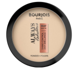 Bourjois Always Fabulous kompaktný zmatňujúci púder 108 Apricot Ivory 10 g