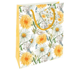 Nekupto Darčeková papierová taška 14 x 11 x 6,5 cm Lúčne kvety
