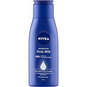 Nivea Body Milk výživné telové mlieko, 75 ml